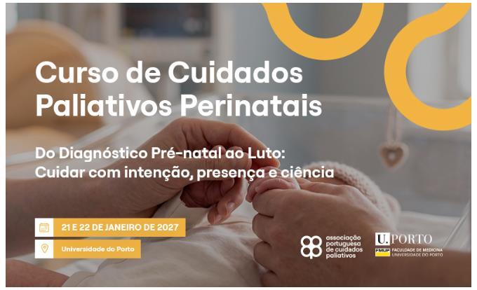 Curso de Cuidados Paliativos Perinatais: Do Diagnóstico Pré-natal ao Luto: cuidar com intenção, presença e ciência