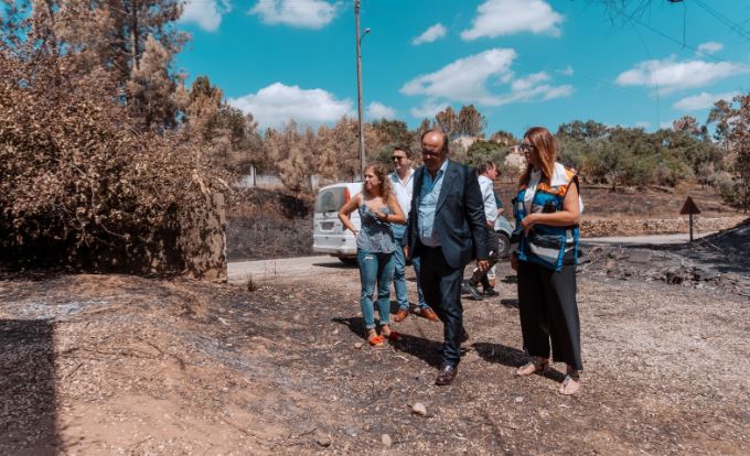 Visita dos deputados do PSD de Leiria ao território fustigado pelos incêndios